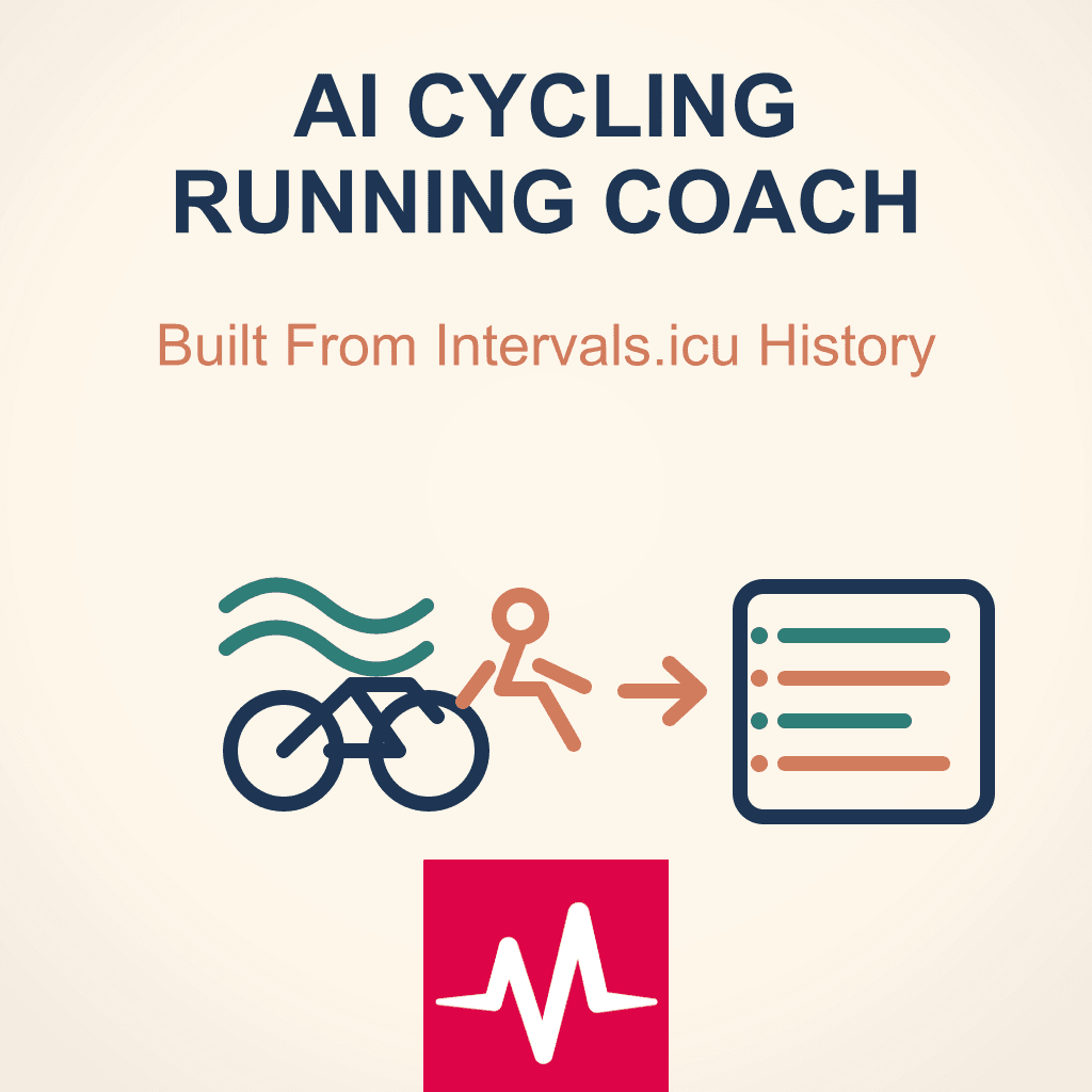 AI Cycling and Running Coach for Intervals.icu: Build Plans From Real Training History