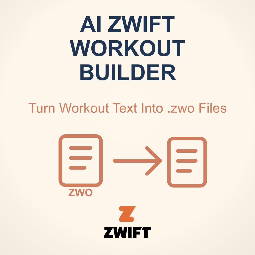 AI Zwift Workout Builder: Turn Plain Text Into Zwift .ZWO Files