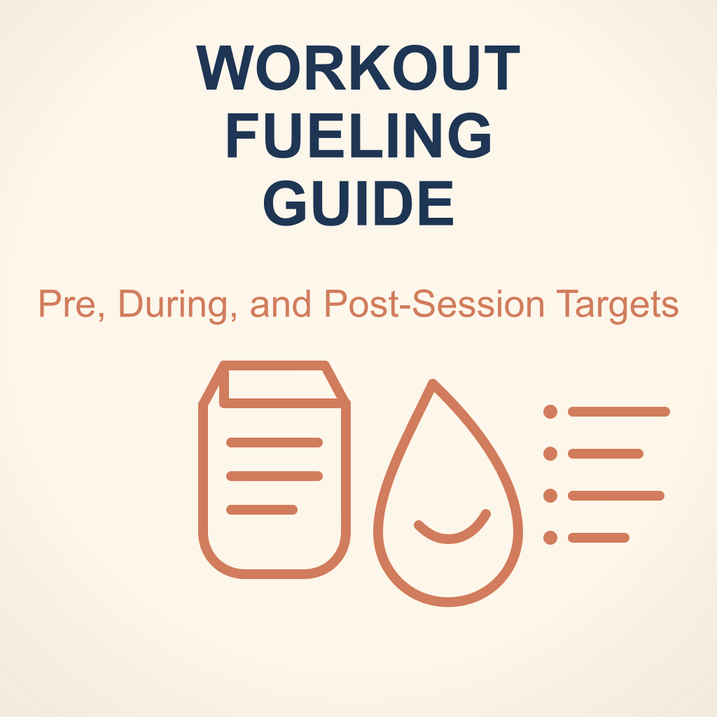 Workout Fueling Recommendations for Endurance Training