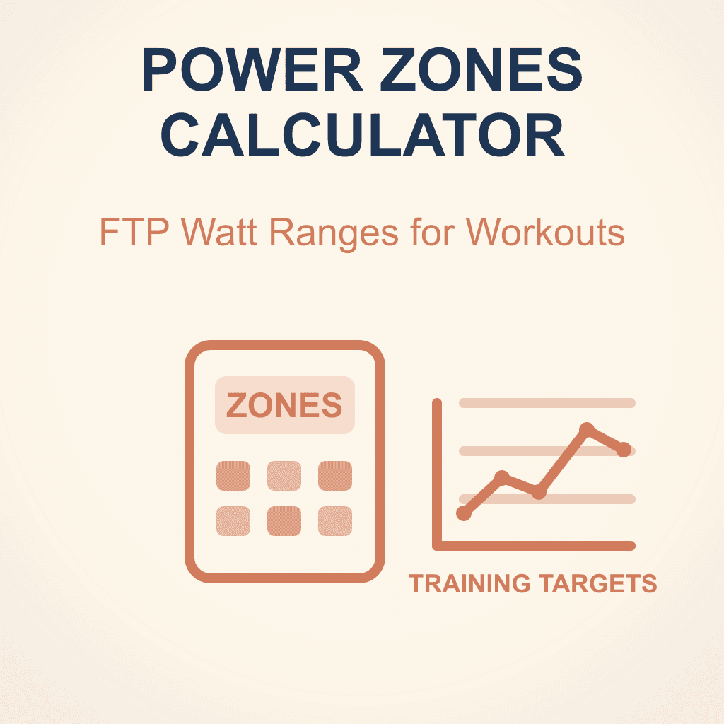 Power Zones Calculator Guide: Cycling FTP Zones, Watt Ranges, and Workout Targets