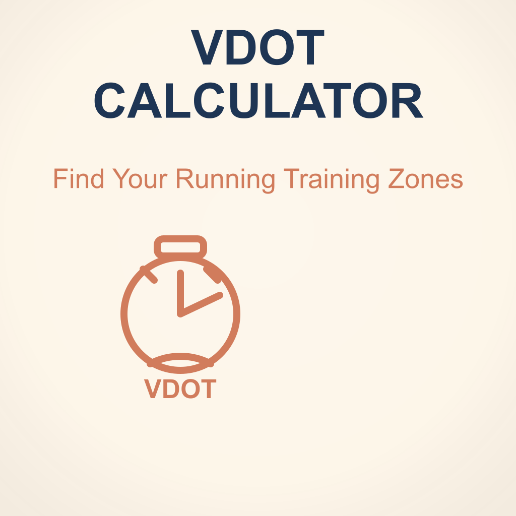VDOT Calculator Explained: Find Your Running Training Zones by Race Time