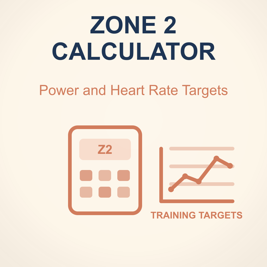 Zone 2 Calculator Guide: Heart Rate, Power, FTP, LTHR, and Aerobic Training Targets